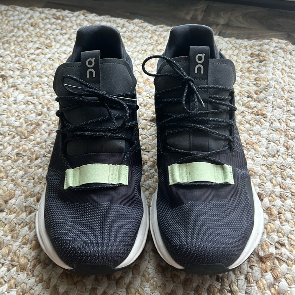 On Running Black and White Sneakers